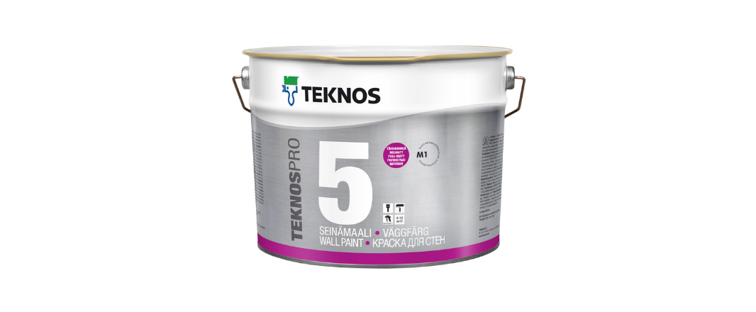 TEKNOSPRO 5 VÄGGFÄRG Vit NCS-S0500-N