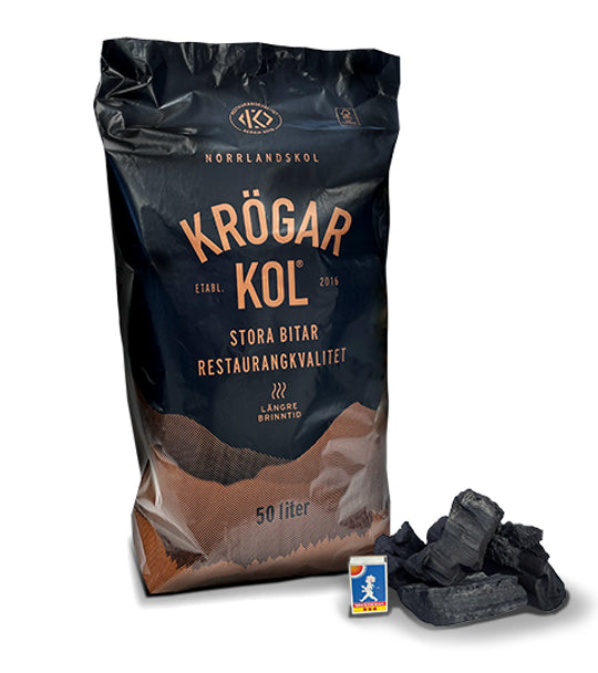 Norrlandskol - Krögarkol - 7,5kg / 50 liter -