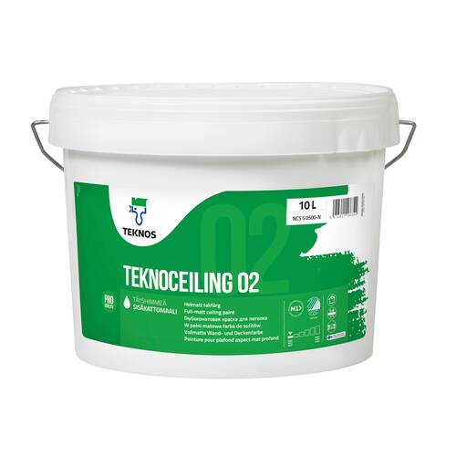 TEKNOCELING TAKFÄRG, vit S-500-N.10 liter